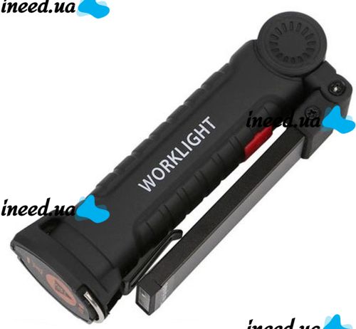 Аккумуляторный складной светильник Worklight W-52 LED COB 360° фонарь с магнитом и крючком 5 режимов, Светодиодный фонарик для кемпинга 5W G52