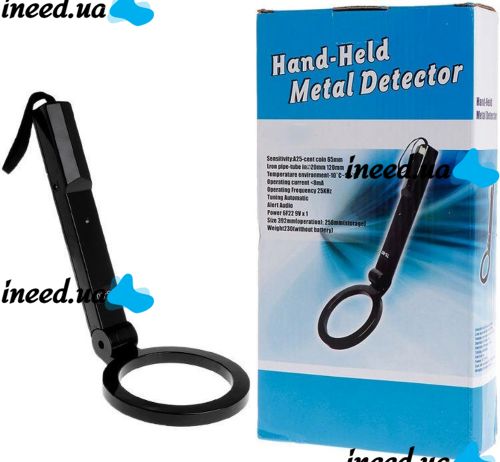 Автоматический ручной металлоискатель Metal CHK TS-80 портативный высокочувствительный металлодетектор со звуковой индикацией на батарейках TS-80