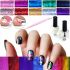 Набір для манікюру і педикюру Fab Foils 13 в 1 комплект перекладної фольги 10 рулонів, Декоративні Слайдери з лаком для дизайну і декору нігтів