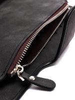 Женский замшевый кошелек Baellerry Forever N2345 Black женское мини портмоне на 10 отделений для купюр и мелочи 19х10.5 см Черный