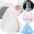 Универсальный сетчатый чехол контейнер Mesh Laundry Bag для стирки нижнего белья 13x16 см Органайзер мешок для стиральной машины защита от деформации