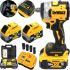 Беспроводной ударный гайковерт DeWalt DCF922D2T 36V 5Ah 2 аккумулятора, Аккумуляторный бесщеточный гайковерт Деволт 447 Нм с головками в кейсе