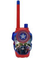 Детский набор из 2 раций Мстители Walkie Talkie Avengers 1568-1 на батарейках до 3м, Детские рации 2 шт Супергерои для связи со звуковыми эффектами