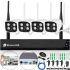 Wireless Video Surveillance Kit NVR KIT 601 Wi-Fi 4CH 3MP, A set of 4 Outdoor Wireless Surveillance Cameras