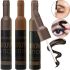 Водостойкая краска тинт Ministar Brow Tattoo Black Черный с тату эффектом для подчеркивания бровей, Маркер гель #102 10 мл для татуировки бровей