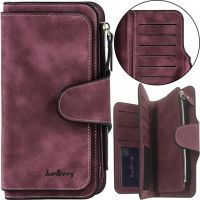 Женский замшевый кошелек Baellerry Forever N2345 Dark Red женское мини портмоне на 10 отделений для хранения купюр и мелочи Темно красный