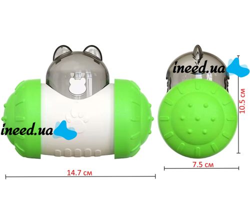 Интерактивная кормушка дозатор Pet Leakng Toy LY-732 для медленного питания собак и кошек, игрушка диспенсер AND с отверстием для корма для животных