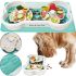 Двойная кормушка лабиринт Henry & Cary Pets для медленного кормления собак и кошек, Миска для животных в виде косточки с вращением на 360 градусов