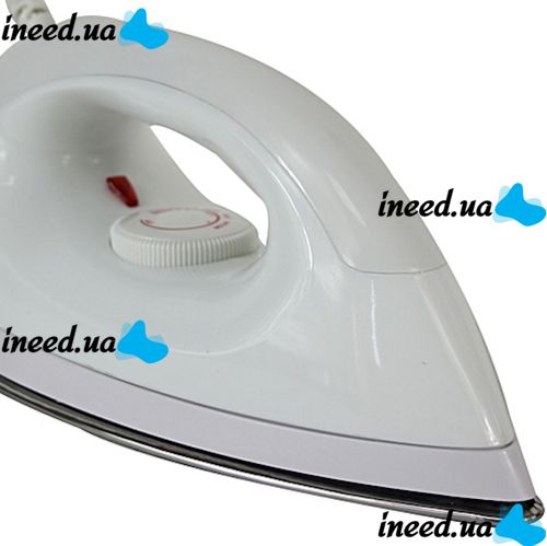 Ручной паровой утюг Royal Deluxe Dry Iron YPF-2003A с тефлоновым покрытием для сухой глажки одежды, Электрический 1000W с регулятором температуры