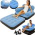Inflatable single transformer chair Bestway 67277 up to 160kg with reclining back and armrest, single sofa bed 191x97x64 cm for relaxation