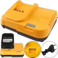 Зарядное устройство для зарядки аккумуляторов Dewalt 24V 3 контакта, Блок питания зарядка Деволт для аккумуляторной батареи 24В 2А от сети Желтый