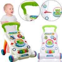 Дитячі розвиваючі ходунки каталка Qichun Toys 696-R15 2в1, Дитячий ходунок Children Music Walker на коліщатках з музичними ефектами для дітей