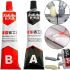 Two-component epoxy adhesive for metal Kafuter K-9119TM 100 grams, Cold welding metal glue strong for bonding metal surfaces