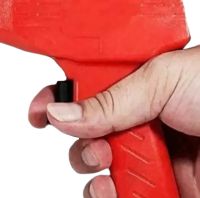 Электрический паяльник степлер Plastic Welding Gun H50 для пластика со скобами разных видов, Пистолет для пайки пластмассы и бамперов от сети 220V