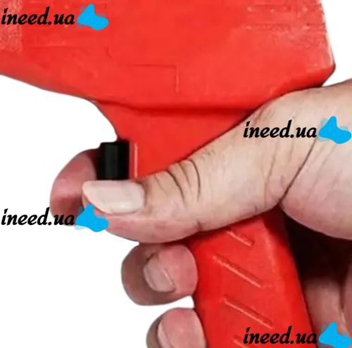Электрический паяльник степлер Plastic Welding Gun H50 для пластика со скобами разных видов, Пистолет для пайки пластмассы и бамперов от сети 220V