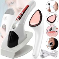 Массажер увлажнитель с микротоками Skin Ironing Machine XL-2308 светодиодный аппарат распариватель для удаления морщин и лифтинга лица и шеи LY-76