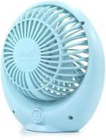 Настольный мини вентилятор Mini Fan SQ1978A портативный ручной вентилятор на стол с 2 скоростями, подсветкой и встроенным аккумулятором 4.5W USB