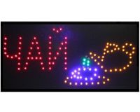 Светодиодная рекламная LED вывеска Чай 48x25 см торговая табличка для внутренней рекламы, световое табло чая для кафе и бара от сети
