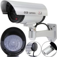 Уличный муляж камеры DUMMY IR CAMERA RR201 с мигающим светодиодом, Наружная камера обманка на батарейках, Видеокамера-обманка с ИК-подсветкой