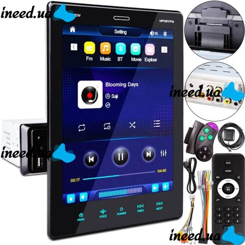 Вертикальная автомагнитола Tesla Style CML-PLAY 9510A 1Din 1GB/16GB с экраном 9.5" дюймов, Магнитола Android GPS Wi-Fi Bluetooth USB с пультом ду