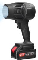 Cordless Blower ETP LD18-21V Cordless Blower ETP LD18-21V for snow and leaf removal with 2 batteries, Cordless Dust Blower Black