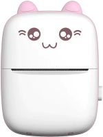 Мини термопринтер Jetix Mini Printer портативный карманный детский принтер для смартфона с Bluetooth для печати без чернил от 3 лет Android IOS