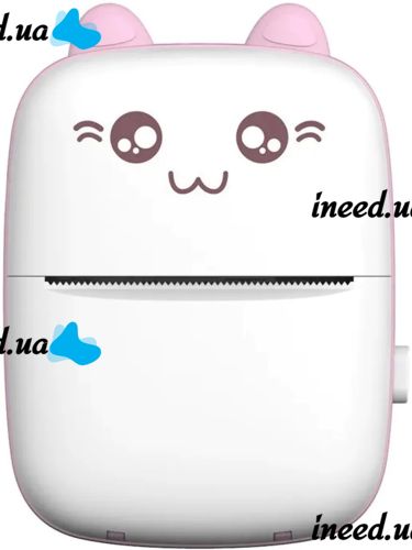 Мини термопринтер Jetix Mini Printer портативный карманный детский принтер для смартфона с Bluetooth для печати без чернил от 3 лет Android IOS