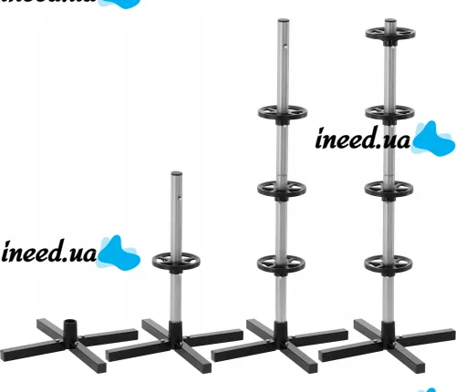 Garden Line 26X-82 Floor-Standing Wheel Storage Rack for 4 Wheels (up to 100 kg)—Vertical Stand for Car Tires and Rims, 105×45 cm