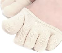 Носки от мозолей и натоптышей Five Finger Invisible Socks LY-398 силиконовые противоскользящие подушки полуноски, накладки от натирания для стопы