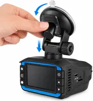 Автомобильный видеорегистратор DVR VG3 с антирадаром 2 в 1 авторегистратор 1080P с детектором радара угол обзора 140 градусов на присоске в машину