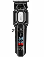 Аккумуляторная машинка для стрижки волос VGR V-900 5W беспроводной мужской триммер для окантовки бороды и усов со сменными насадками и дисплеем USB