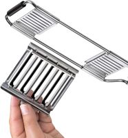 Vegetable Slicer Grater XL-338 handheld vegetable slicer for peeling and slicing fruits and vegetables, flat slicer 3 interchangeable stainless steel attachments