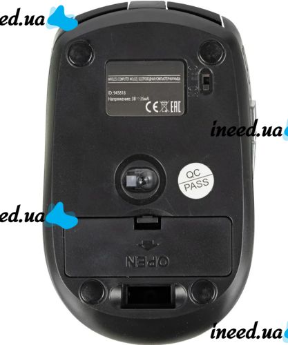 Беспроводная оптическая мышка Jedel W550 Black 1000 DPI игровая для компьютера и ноутбука 2.4GHZ на батарейке, Геймерская USB мышь 98127 Черная