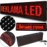 Светодиодная внутренняя бегущая строка табло Led Story 100х20 WIFI/USB с красной подсветкой для рекламы уличная торговая вывеска c бегущей строкой