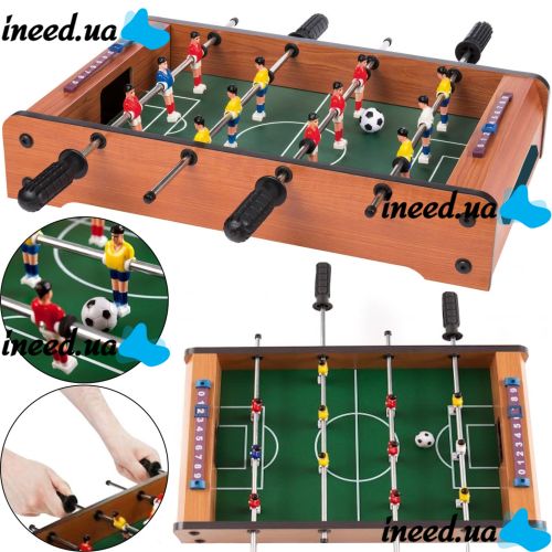 Настольная детская игра футбол Football Champions 2218 по 6 игроков в команде со счетчиком голов, Настольный набор 12 игроков на двоих для детей