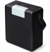 Портативное зарядное устройство Power Bank Borofone BJ85 100000mAh 22.5W 4USB 2TYPE-C с быстрой зарядкой, внешний аккумулятор повербанк с фонарем
