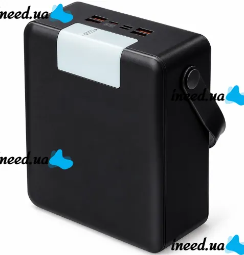 Портативное зарядное устройство Power Bank Borofone BJ85 100000mAh 22.5W 4USB 2TYPE-C с быстрой зарядкой, внешний аккумулятор повербанк с фонарем