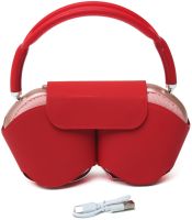 Беспроводные Bluetooth наушники AirPods Max Red полноразмерные блютуз стереонаушники с микрофоном и шумоподавлением в чехле Smart Case MGYJ3 Красные