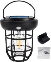 Подвесной кемпинговый фонарь Solar Sensor Light CL-T88 3 режима уличный светодиодный светильник с датчиком движения и ручкой на солнечной батарее