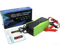 Автомобильное импульсное пускозарядное Intelligent Pulse Repair Charger 12V 10Ah универсальное устройство с дисплеем для зарядки АКБ 10Ah-180Ah