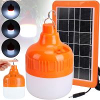 Аварийная LED лампа с солнечной панелью Golden Road GR010 10W аккумуляторный подвесной светильник на солнечной батареи с крючком для кемпинга GR-010