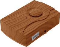 Дверной звонок Luckarm A601 от розетки 220V Brown беспроводная кнопка передатчик сигнала и приемник от сети на 32 мелодии для входной двери до 150 м