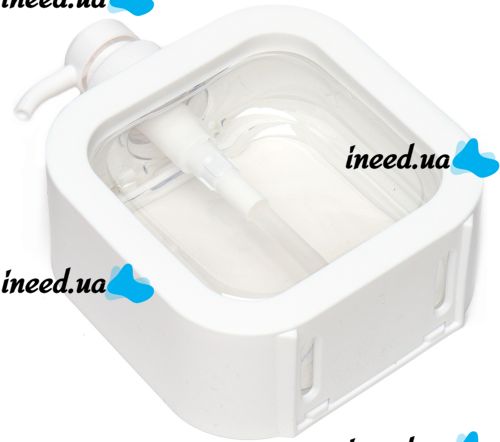 Дозатор для жидкого мыла Soap Dispenser LY-627 300 мл прозрачный механический диспенсер, пластиковая мыльница для моющего средства на кухню и ванную