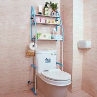 Стойка над унитазом Supretto Toilet Rack 160х50 см напольный стеллаж, полка этажерка для ванной комнаты и туалета органайзер для хранения