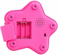 Детский микрофон Kid Star Microphone 5352A на регулируемой стойке с подсветкой, караоке со звуковыми эффектами и МР3 для детей от 3-х лет Розовое