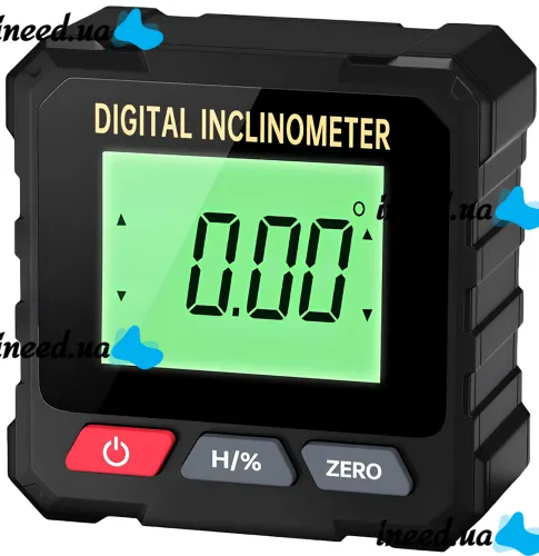 Цифровой угломер инклинометр Digital Inclinometer VC720 с лазером на 2 линии и магнитом, электронный лазерный уровень для измерения угла наклона