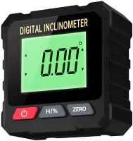 Цифровой угломер инклинометр Digital Inclinometer VC720 с лазером на 2 линии и магнитом, электронный лазерный уровень для измерения угла наклона