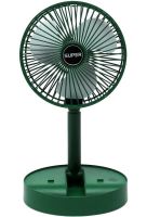 Складной телескопический вентилятор Telescopic Folding Fan XL-908 настольный раскладной охладитель воздуха с подставкой для телефона USB JX-992