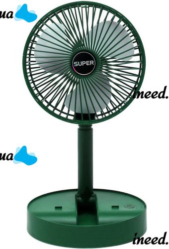 Складной телескопический вентилятор Telescopic Folding Fan XL-908 настольный раскладной охладитель воздуха с подставкой для телефона USB JX-992