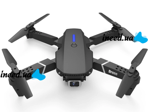 Складаний радіокерований квадрокоптер Foldable S-89 Pro Black FPV з 4K HD камерою, Чорний літаючий коптер на пульті управління s89